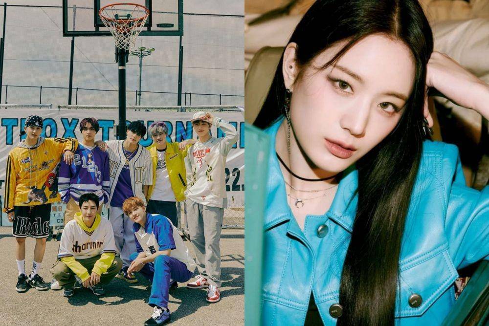 potret NCT Dream dan Gyuri fromis_9 (dok. SM Entertainment | instagram.com/officialfromis_9)
