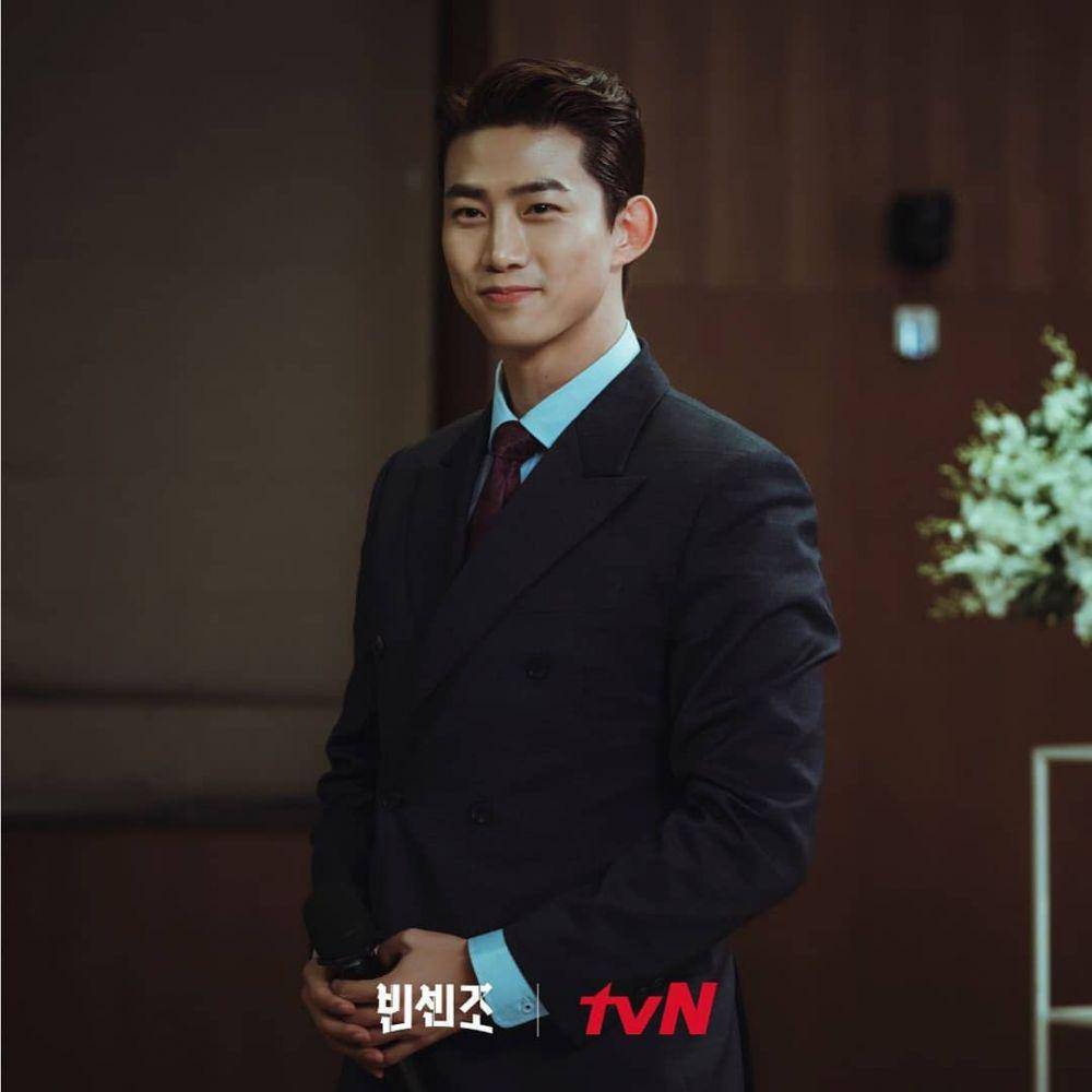 Ok Taecyeon pemeran Jang Joon Woo di Kdrama Vincenzo (Dok.tvN)
