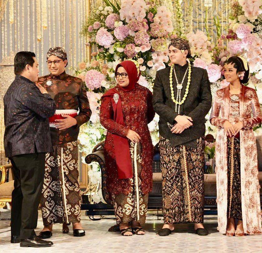 Resepsi pernikahan anak Anies Baswedan (Instagram.com/erickthohir)