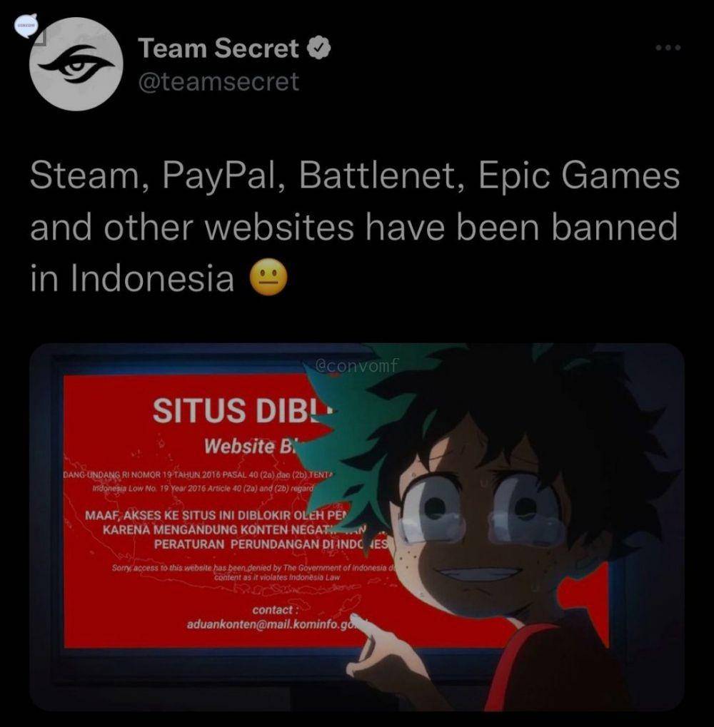 meme warganet marah ke Kominfo (twitter.com/teamsecret)