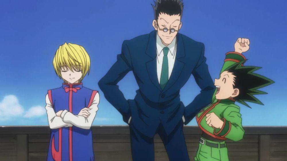 Kurapika, Leorio, dan Gon (dok. MADHOUSE/Hunter x Hunter 2011)