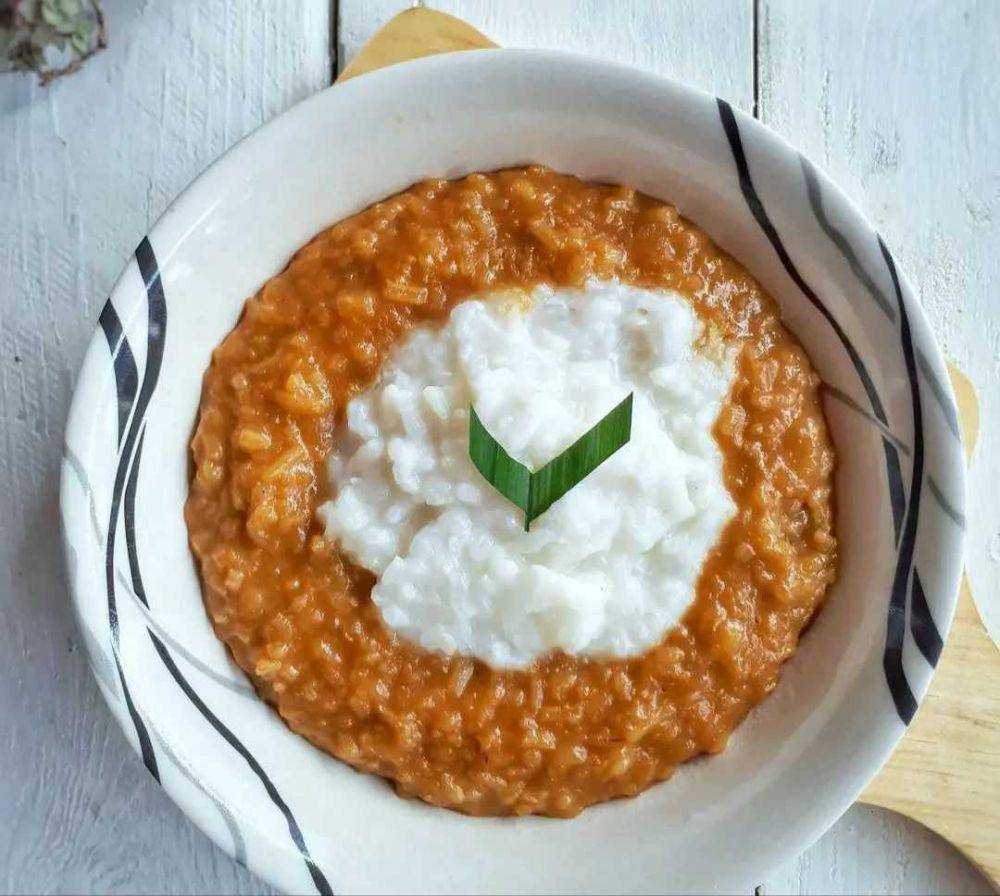Bubur merah putih (instagram.com/dapur_izma)