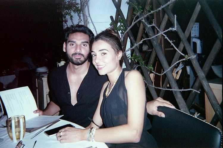 Ahan Shetty dan Tania Shroff (instagram.com/ahan.shetty)