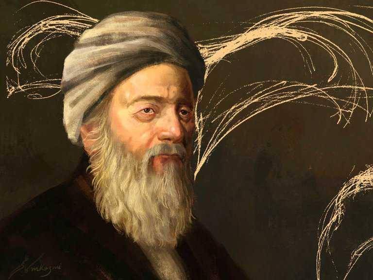 ilustrasi abbas ibn firnas (tirto.id)