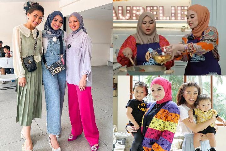10 Potret Kebersamaan Nathalie Holscher dan Sahabat Artis, Kompak!