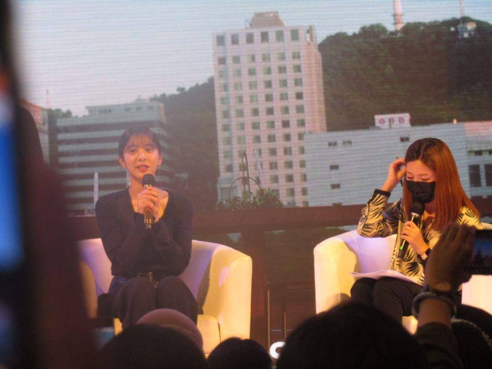 Fan meeting Seol In Ah bersama iStyle.id, Marhen J Hallyu Festival, di Jakarta (dok. IDN Times/Deti Mega Purnamasari)