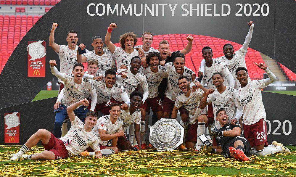 Arsenal menjuarai Community Shield 2020. (twitter.com/Arsenal)