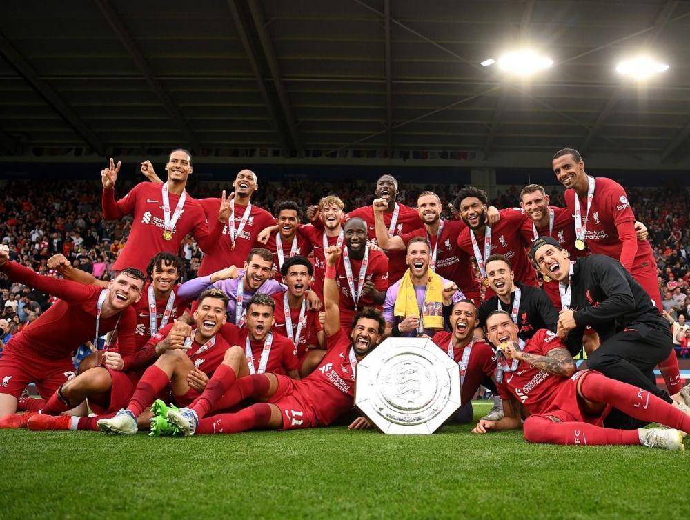 Liverpool menjuarai Community Shield 2022. (twitter.com/MoSalah)