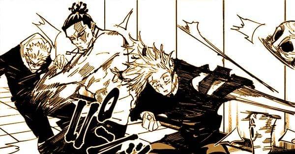 Yuji & Todo vs Mahito (Dok. Shueisha / Jujutsu Kaisen )