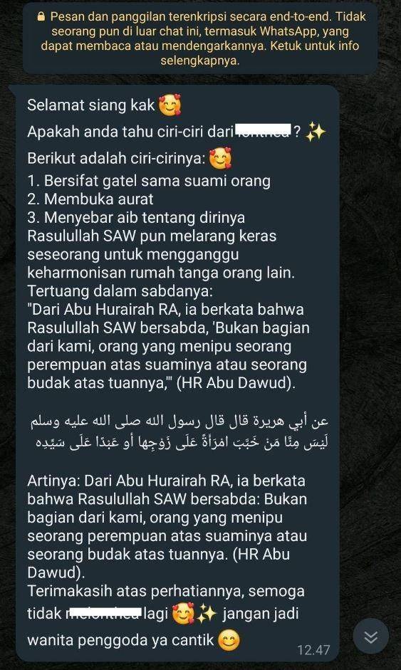 chat ketahuan selingkuh (twitter.com/recehtapisayng)