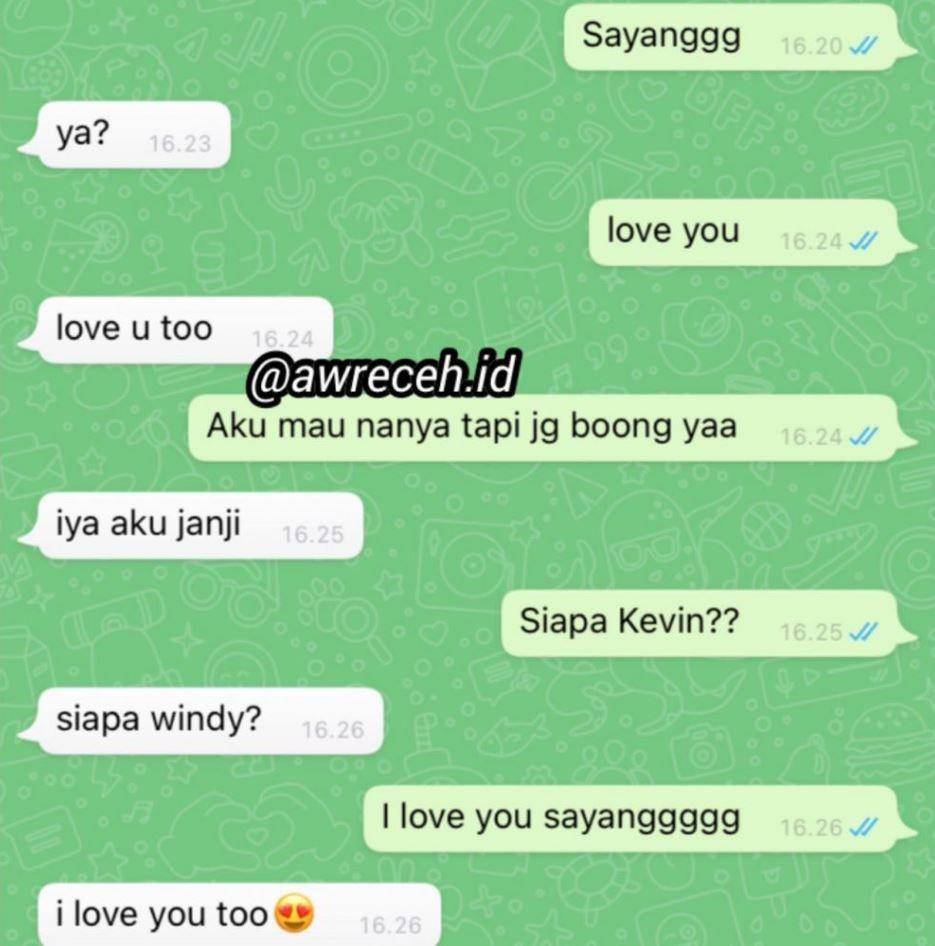 chat ketahuan selingkuh (instagram.com/awreceh.id)