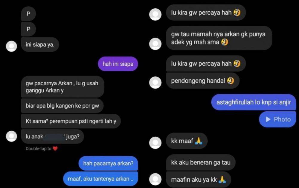 chat ketahuan selingkuh (instagram.com/meganthropuserectus.real)