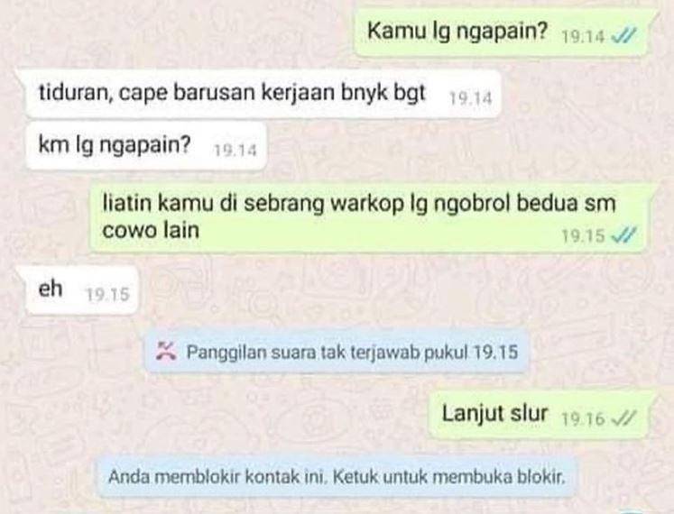 chat ketahuan selingkuh (instagram.com/randomparagambar)