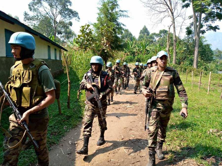 Pasukan perdamaian PBB di RD Kongo. (Twitter.com/MONUSCO)