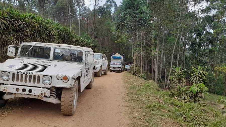 Pasukan perdamaian PBB di RD Kongo. (Twitter.com/MONUSCO)