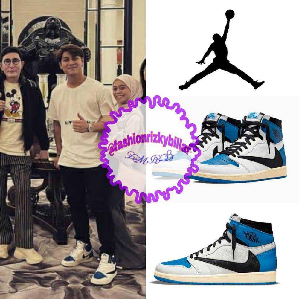 harga sepatu Rizky Billar (instagram.com/fashionrizkybillar)