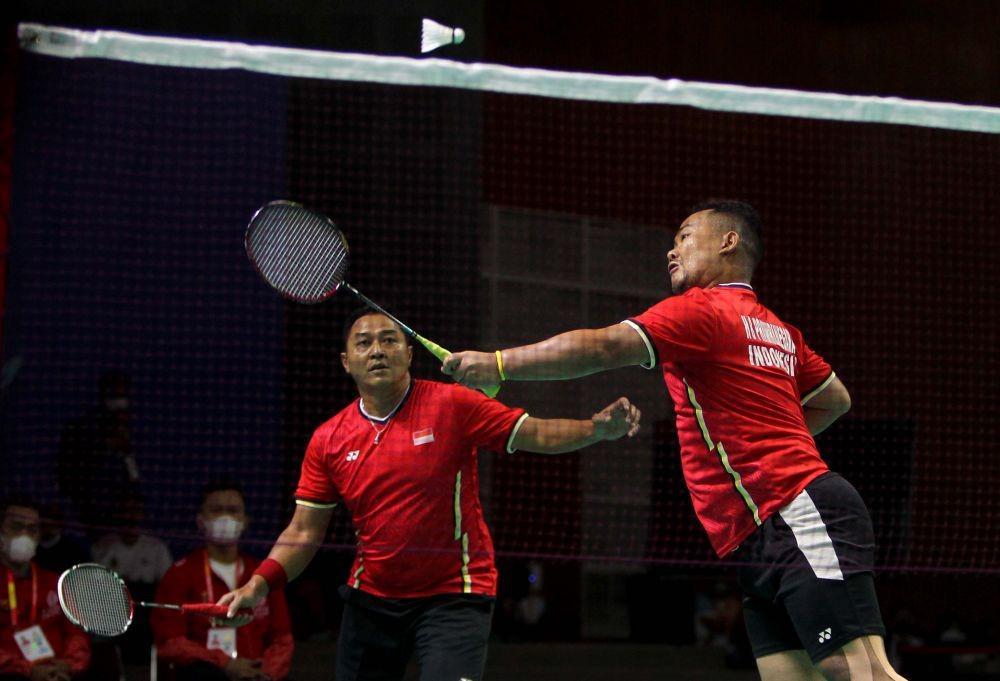 Tim Indonesia cabot Parabadminton dalam APG XI 2022. (Dok/INASPOC)