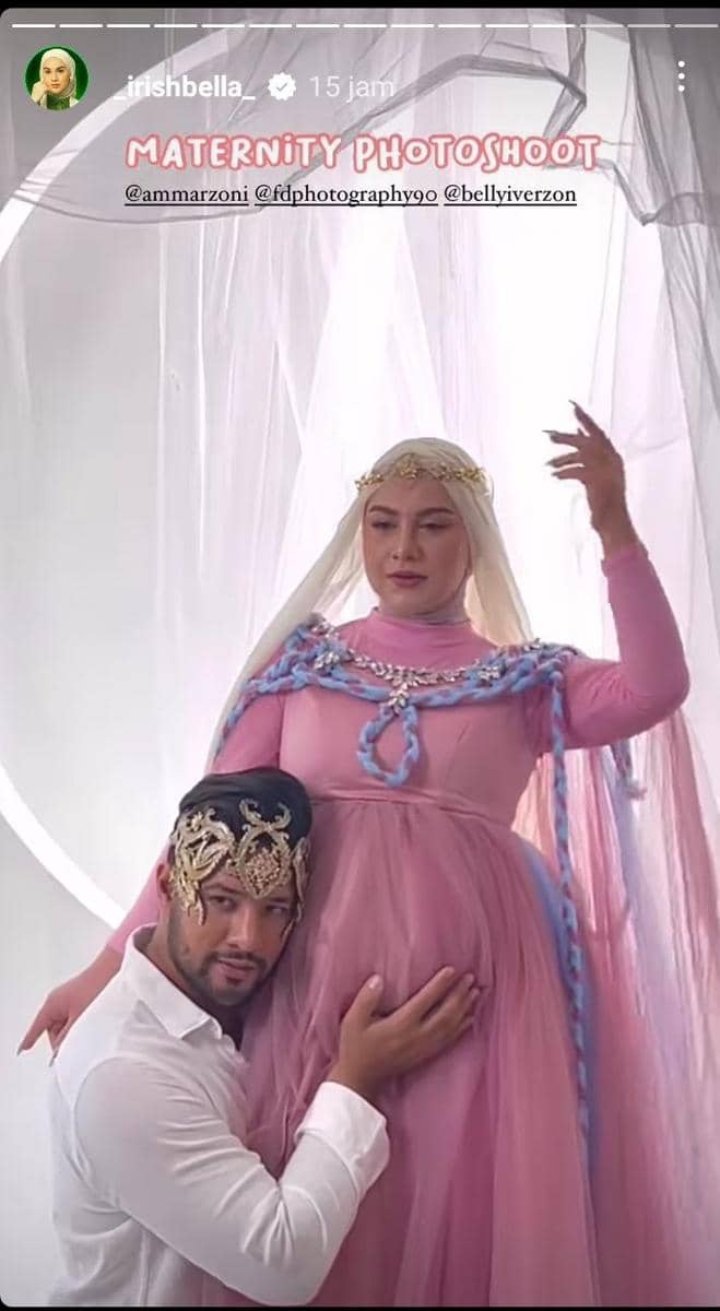 maternity shoot Irish Bella (instagram.com/_irishbella_)