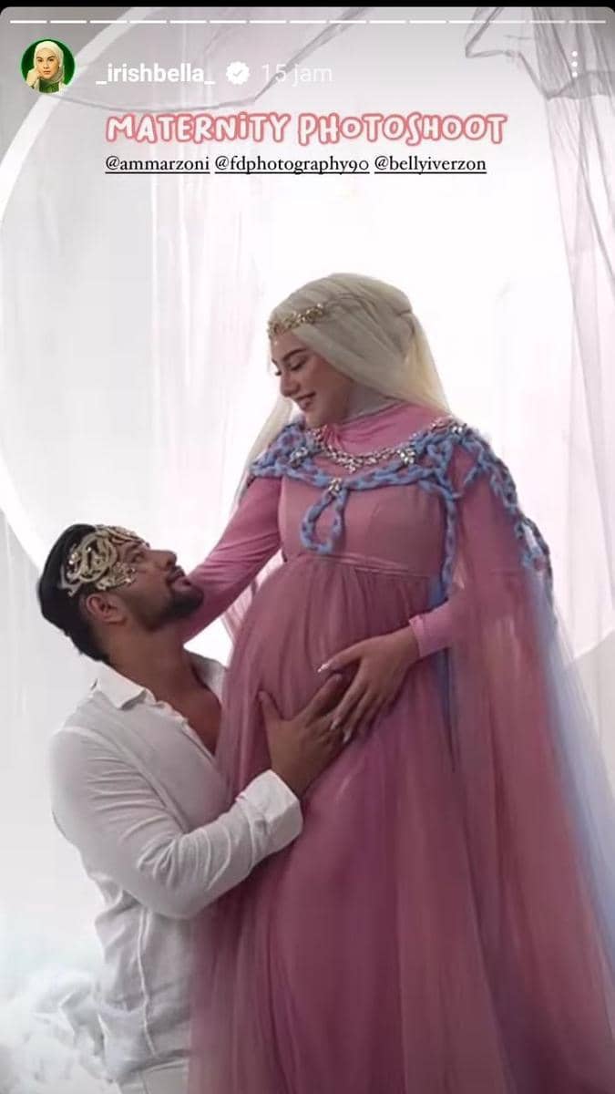 maternity shoot Irish Bella (instagram.com/_irishbella_)