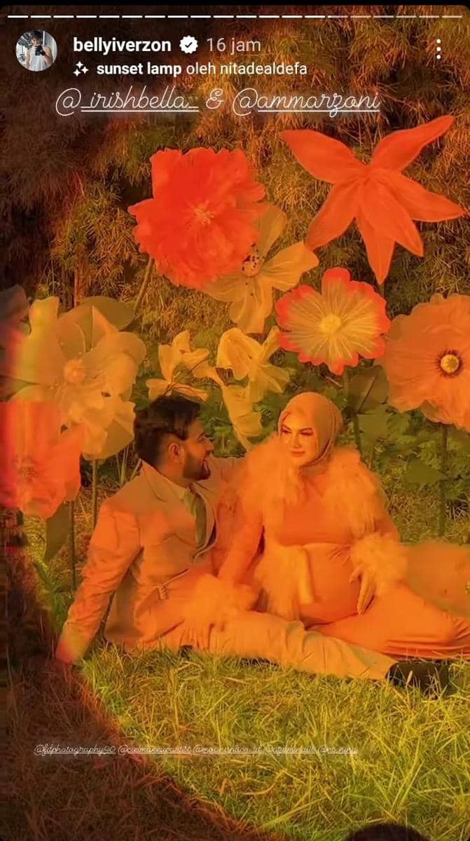 maternity shoot Irish Bella (instagram.com/bellyiverzon)