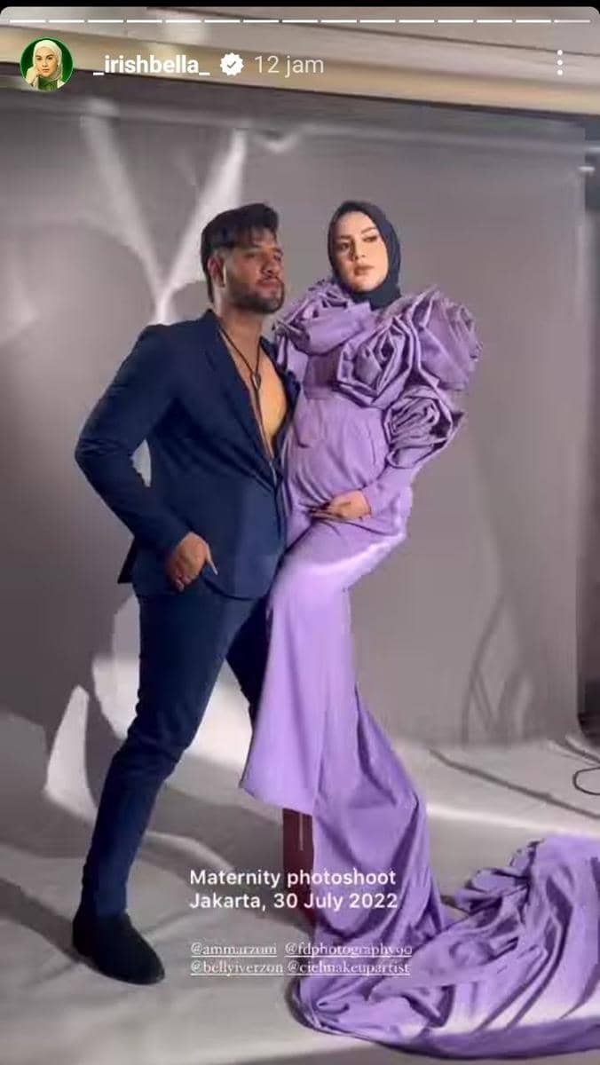 maternity shoot Irish Bella (instagram.com/_irishbella_)