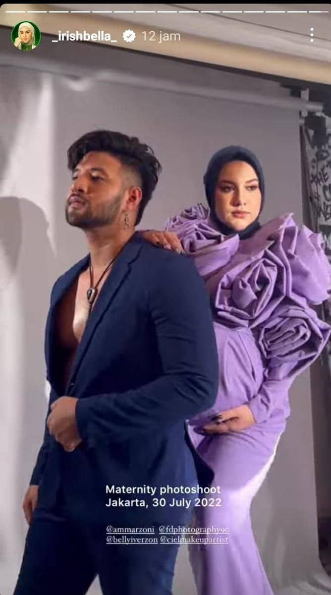 maternity shoot Irish Bella (instagram.com/_irishbella_)