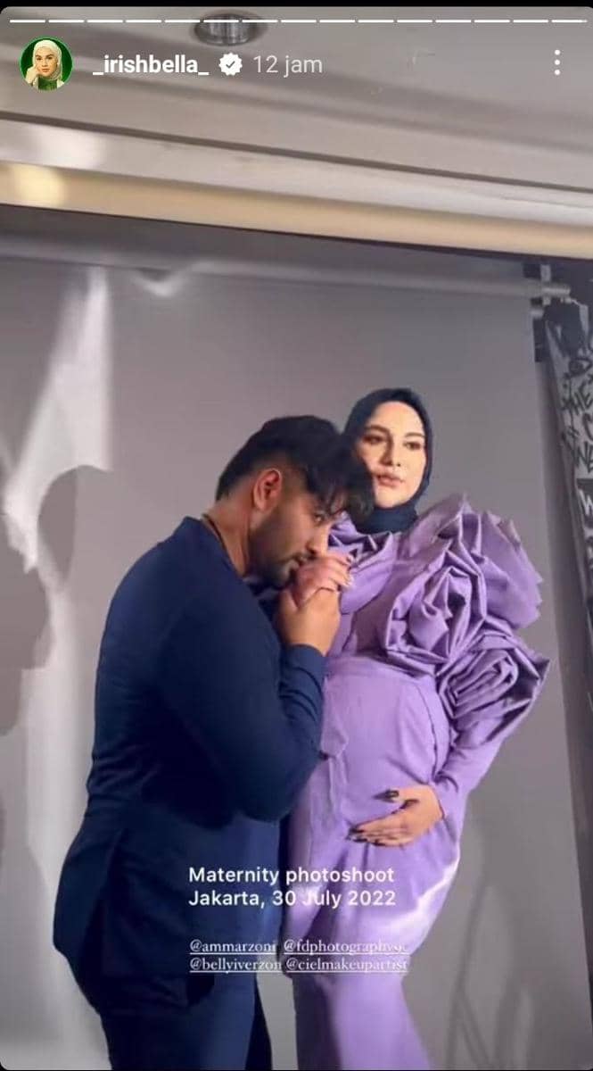 maternity shoot Irish Bella (instagram.com/_irishbella_)