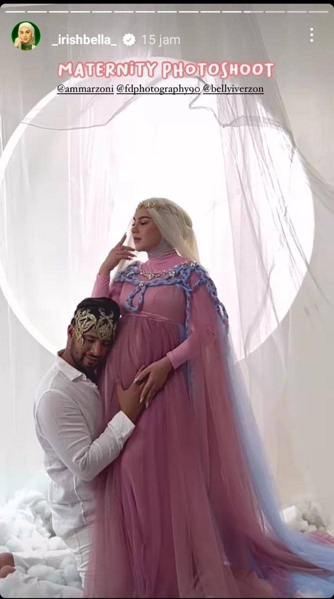 maternity shoot Irish Bella (instagram.com/_irishbella_)