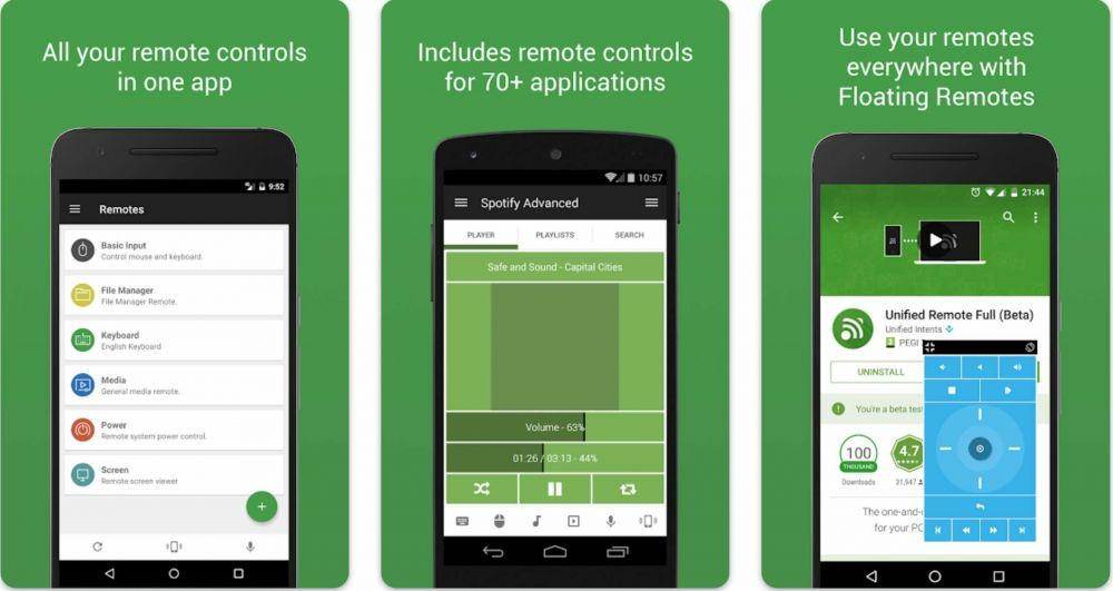 Unified Remote (dok. Unified Intents)