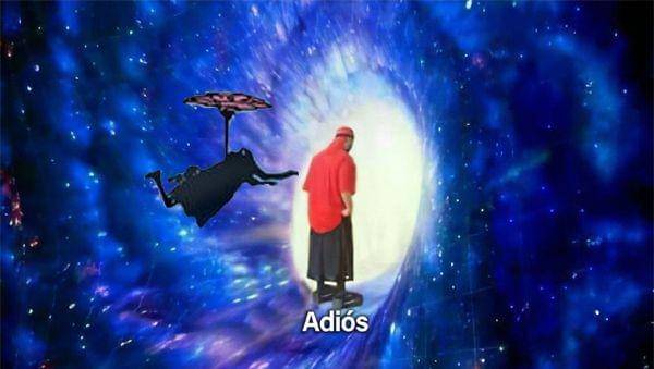 Aramaki langsung pamit ke dunia lain ( Dok. facebook.com/Guntomo Guntomo )