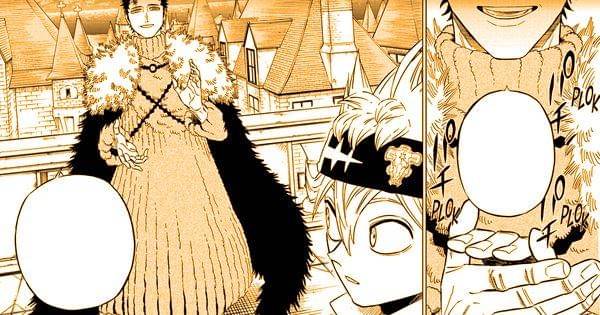Asta dan Lucius bertemu untuk pertama kalinya ( Dok. Mangaplus / Black Clover )