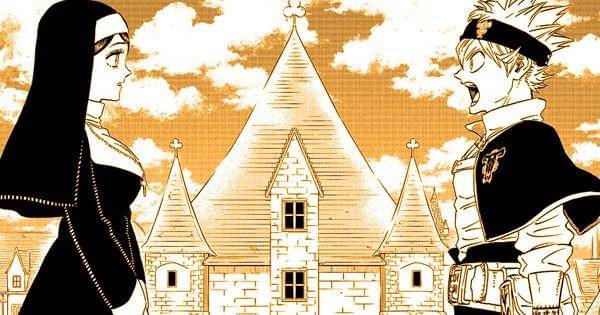 Asta melamar Lily secara resmi ( Dok. Mangaplus / Black Clover )