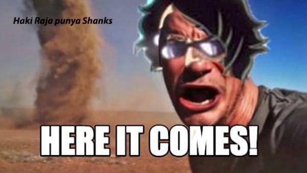 Perasaan Aramaki saat merasakan Haki milik Shanks ( Dok. twitter.com/Anggayuh31 )