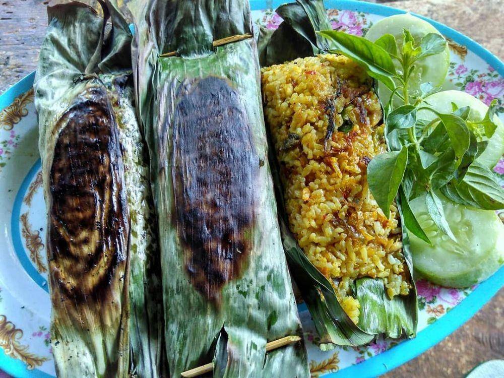 Ilustrasi nasi bakar ekonomis (instagram.com/seta.k.a)