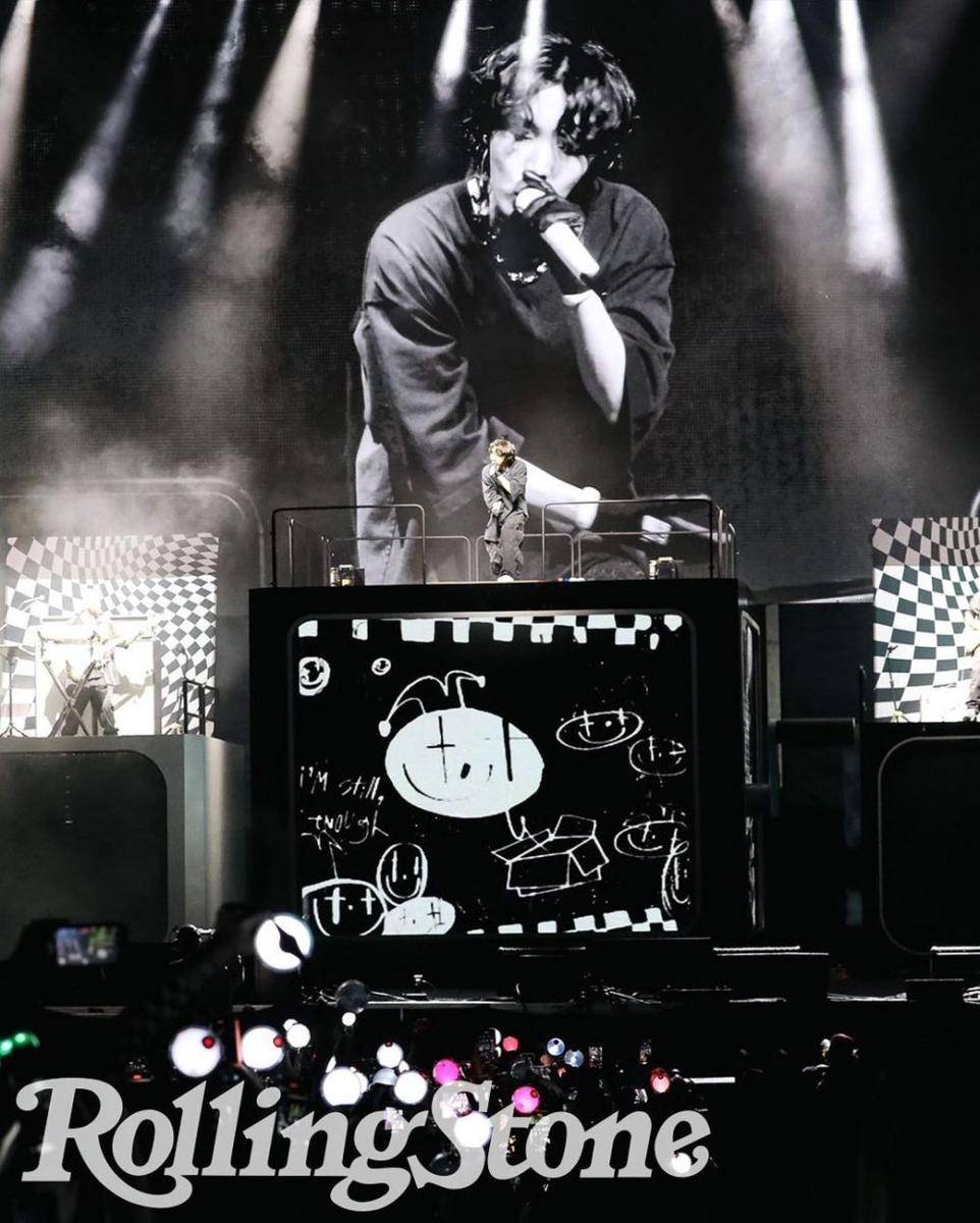 J-Hope di Lollapalooza (instagram.com/rollingstone)