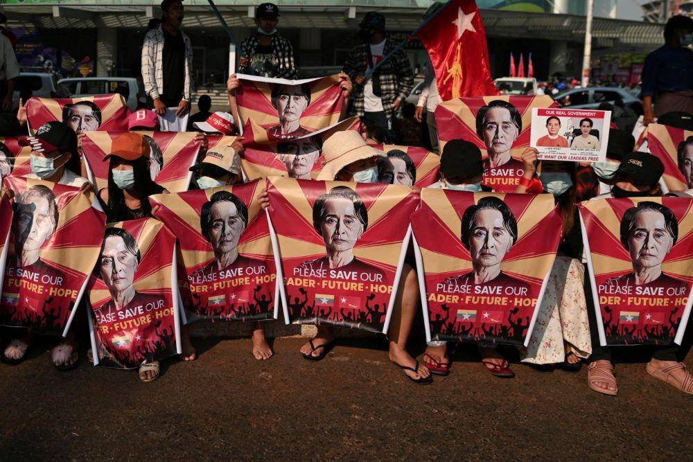 ilustrasi kudeta Myanmar (ANTARA FOTO/REUTERS/Stringer)