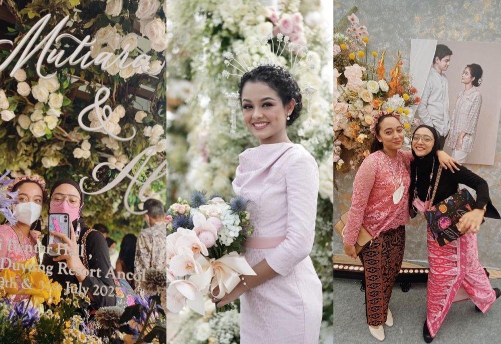 12 Dekorasi Rangkaian Resepsi Nikah Mutiara Baswedan, bak Taman Bunga