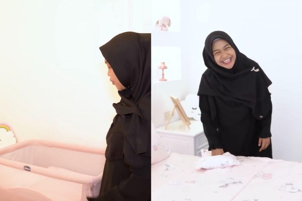 10 Potret Kamar Baby R Anak Ria Ricis dan Teuku Ryan, Serba Pink!