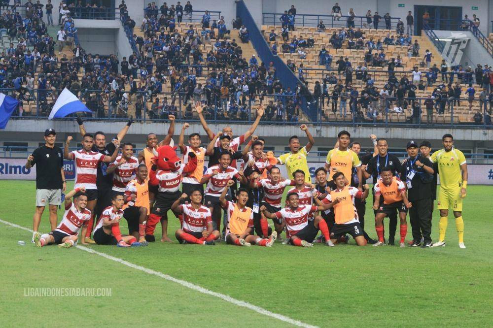Madura United di ajang Liga 1 2022/23. (ligaindonesiabaru.com)