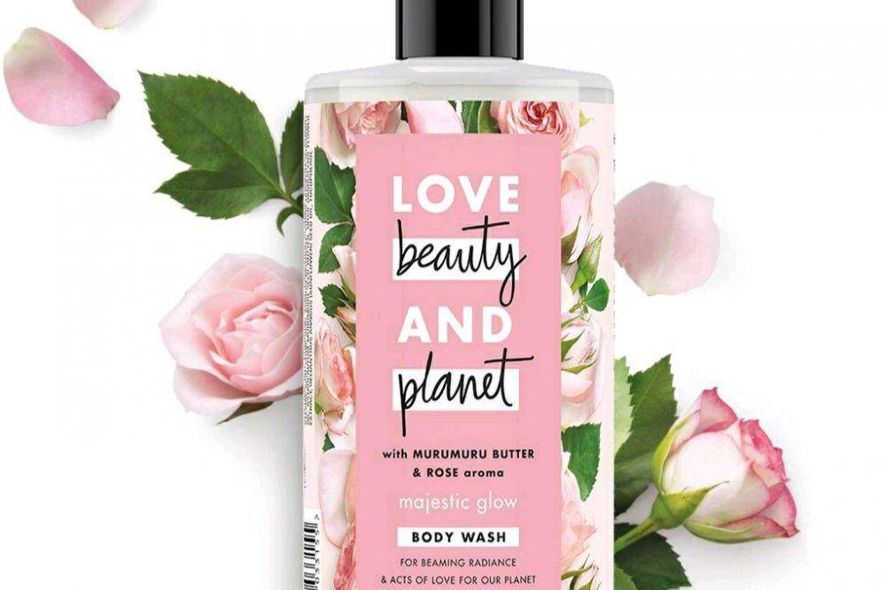 Love Beauty and Planet Body Wash Vegan Murumuru Butter & Rose (shopee.co.id/lovebeautyplanet.id)
