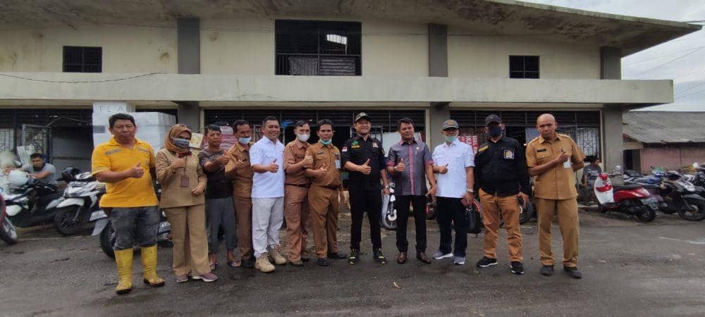 Komisi II DPRD Balikpapan saat lakukan sidak pagi tadi, Senin (1/8/2022) (dok. Istimewa)