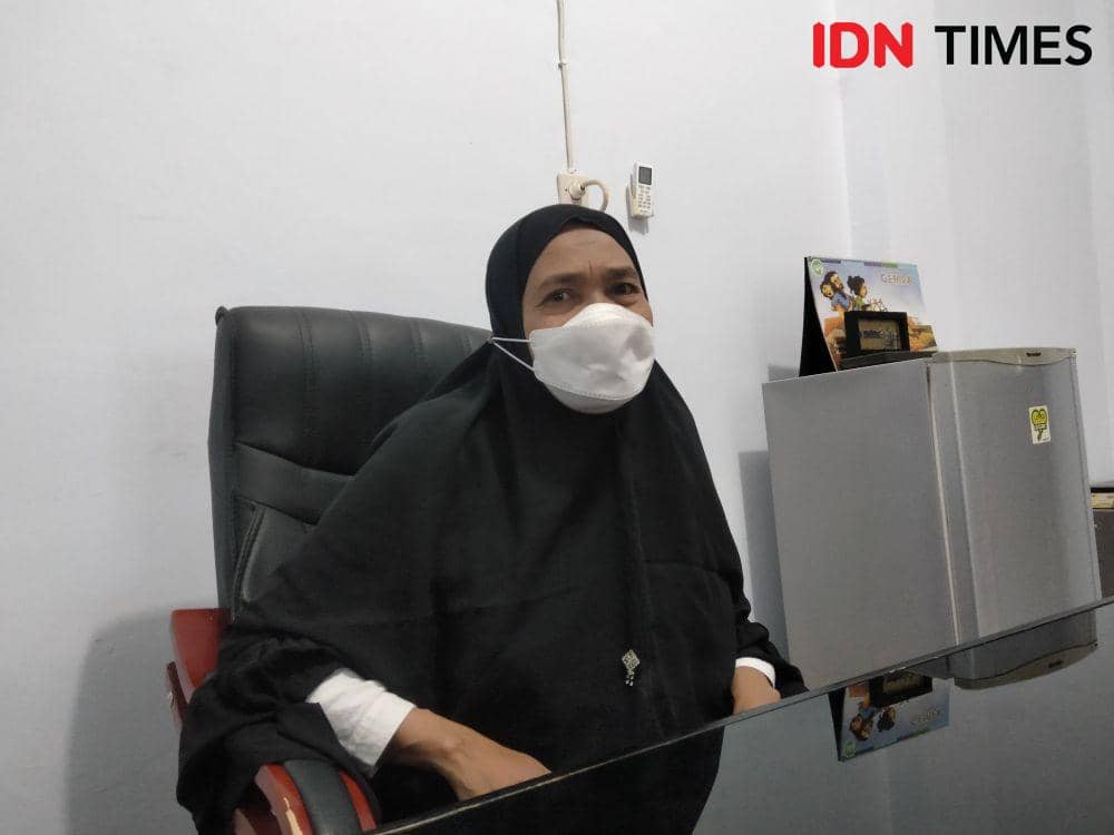 Kalak BPBD Kota Bima Ir Hj Siti Jaenab. (IDN Times/Juliadin)