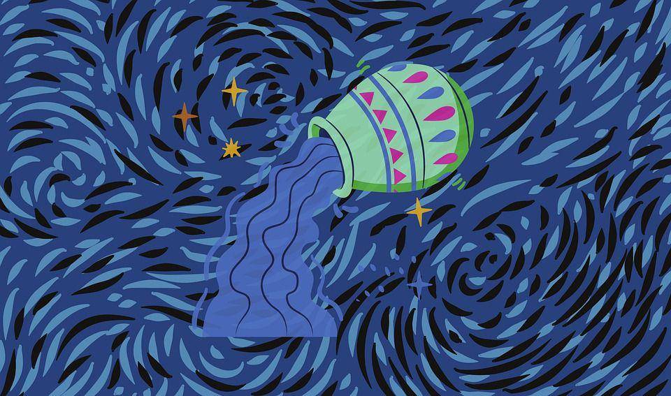 ilustrasi zodiak Aquarius atau dalam bahasa Indonesia bernama Delu atau Kumba (pixabay.com/Alejandro Salas)