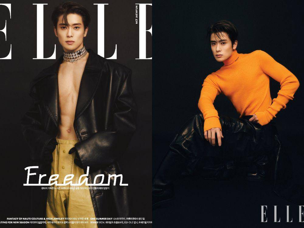 Jaehyun NCT untuk majalah Elle Korea Agustus 2022 (twitter.com/NCTsmtown)