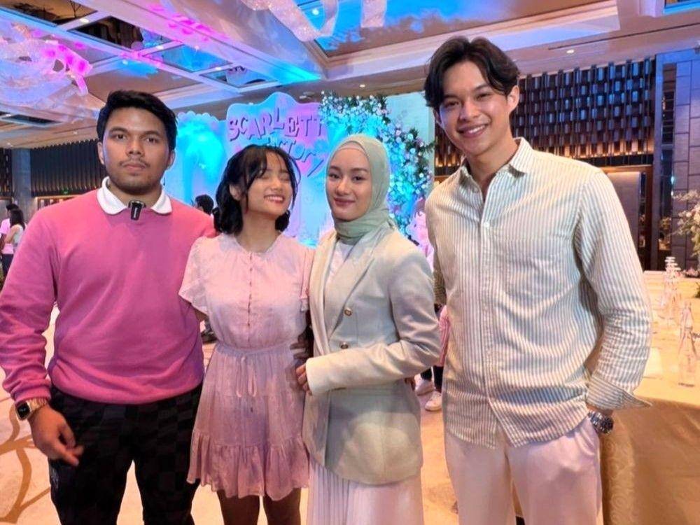 Thariq Halilintar, Fuji, Dinda Hauw, dan Rey Mbayang (instagram.com/thariqhalilintar)