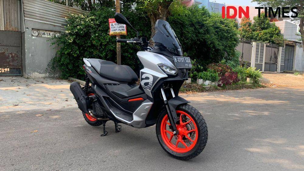 Aprilia SR GT 200 bisa dicicil dengan dp Rp6 jutaan (IDN Times/Fadhliansyah)