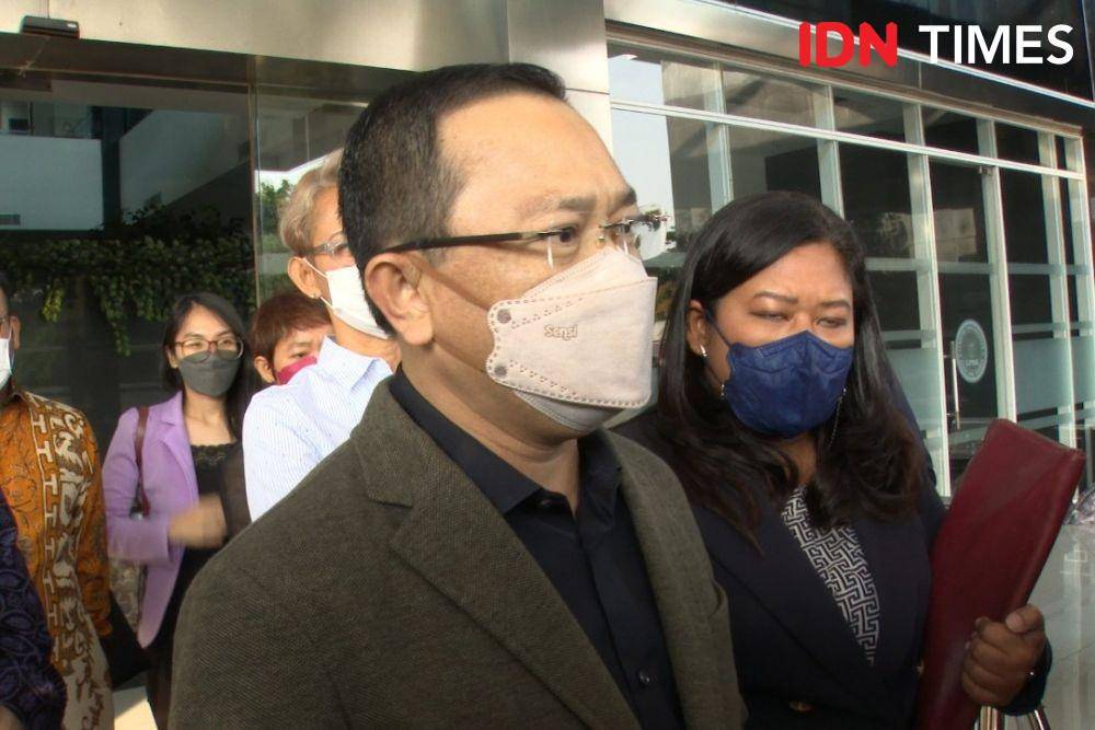 Kuasa Hukum Ibu Putri Candrawati, istri Ferdy Sambo, Arman Hanis. (IDN Times/Tata Firza)