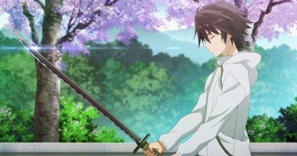 Kurogane, siswa yang diremehkan karena kekurangan sihir ( Silver Link / Rakudai Kishi no Eiyuutan )