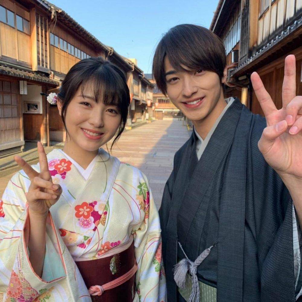 Ryusei Yokohama dan Minami Hamabe (instagram.com/watadou_ntv)