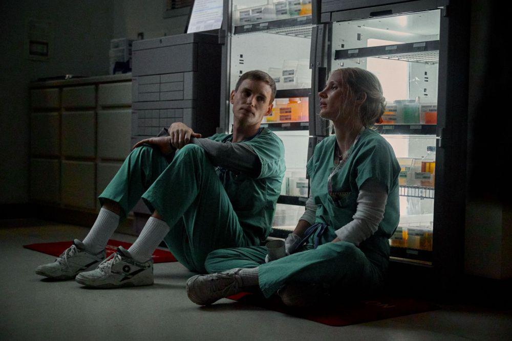 Eddie Redmayne dan Jessica Chastain dalam film The Good Nurse (dok.FilmNation Entertainment/The Good Nurse)